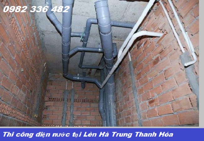 Thi công sửa chữa điện nước giá rẻ tại Hà Trung Thanh Hóa