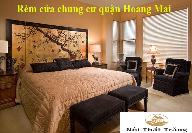 Lắp Rèm cửa phòng ngủ chung cư Hoàng Mai Hà Nội